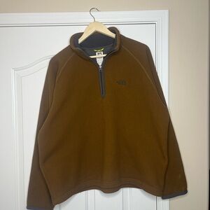 North-face Waffle Brown Summit Fleece